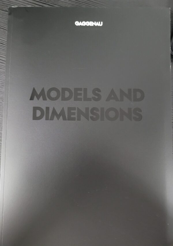 Gaggenau Models and Dimensions Book, English 2024-25