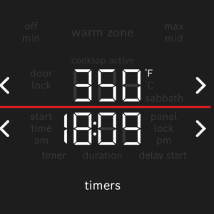 100 Series Range User Interface Cling  English panel